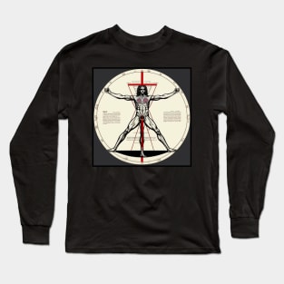 Vitruvian Man Rock n Roll Vinyl Record Vol. 5 Long Sleeve T-Shirt